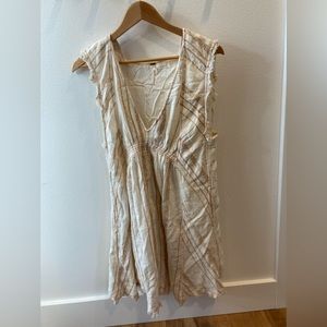 Free People cream boho dress